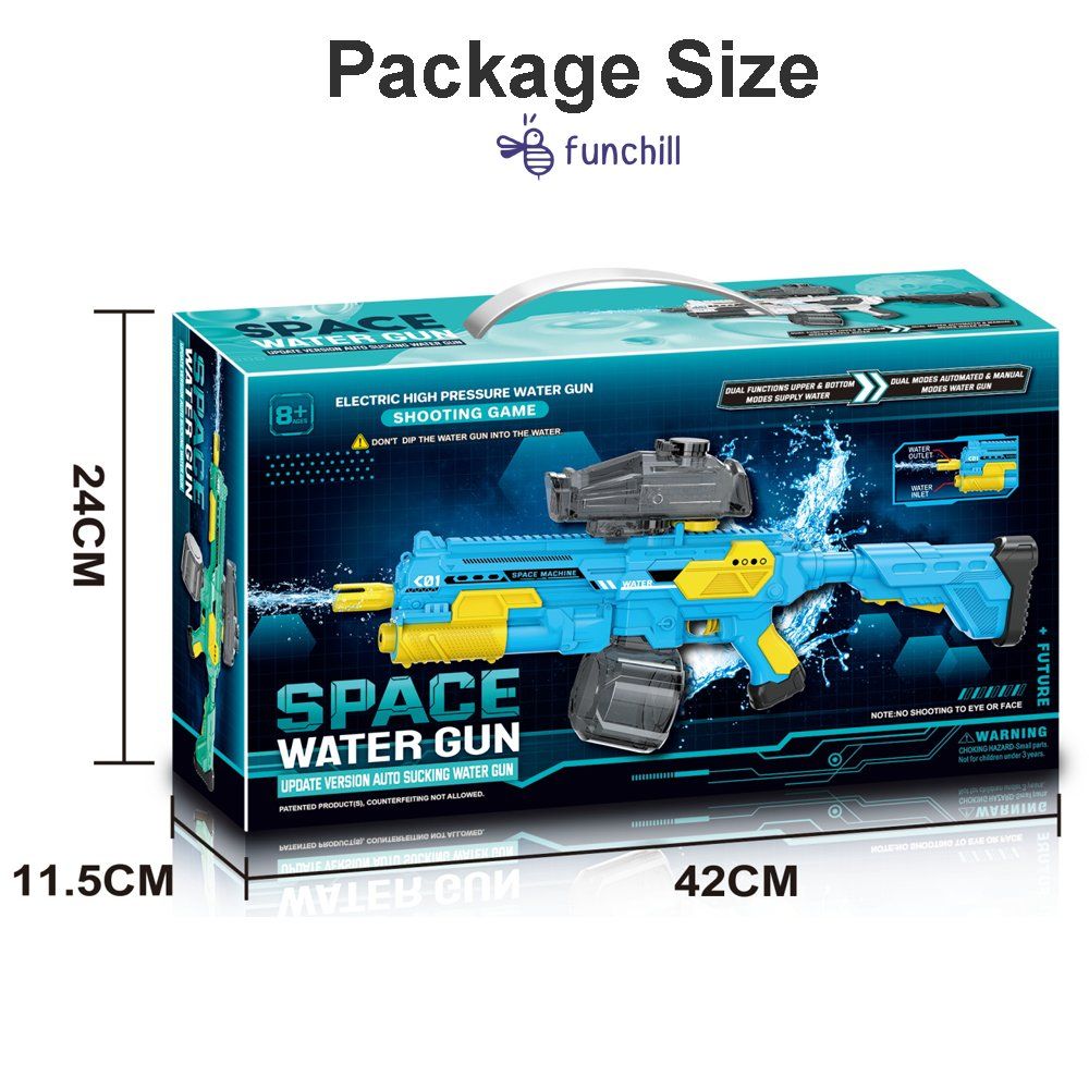 Space Electric Water Gun 1350ml with Automatic Suction
