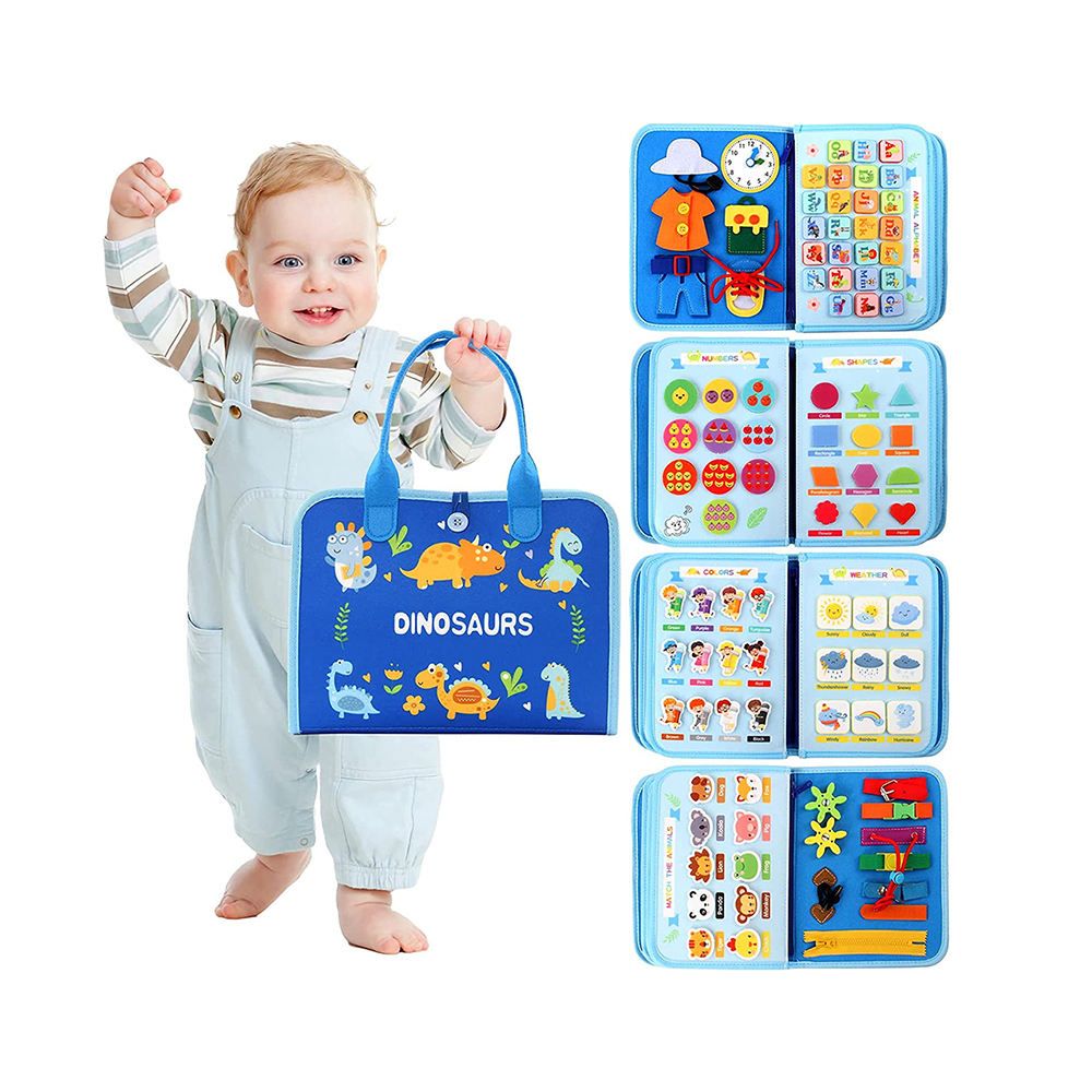 Montessori Felt Busy Board for Toddlers