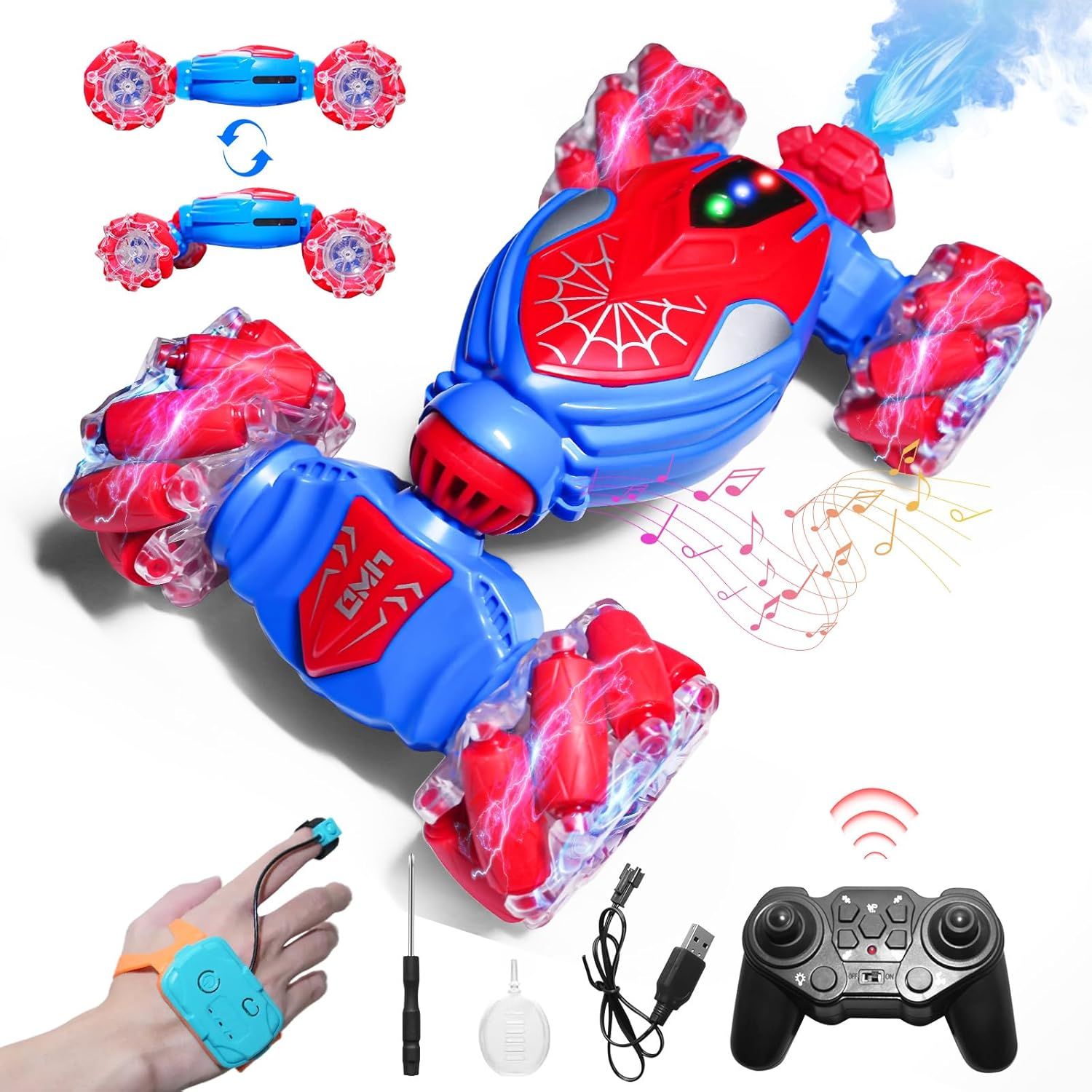 2.4G Gesture Sensing RC Car with Wrist Controller