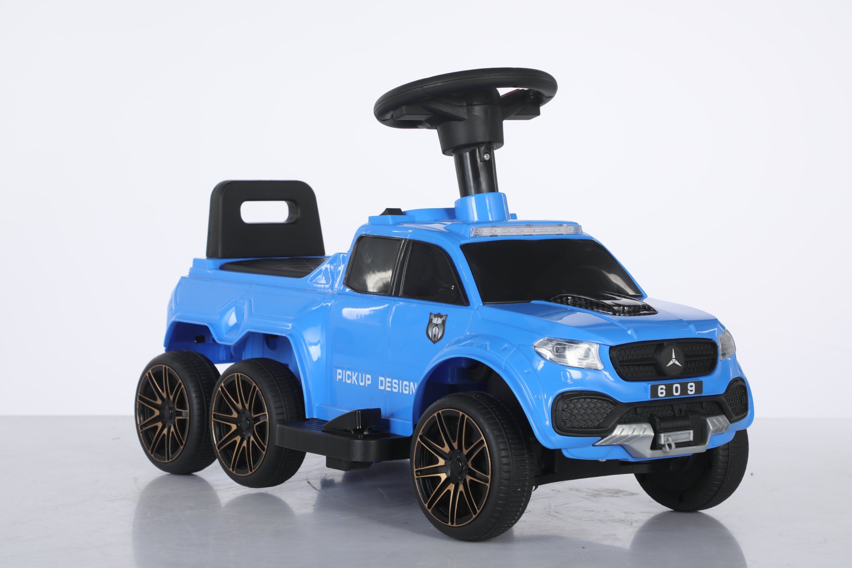 3-in-1 Kids Ride-on Push Car with Push Handle and Canopy