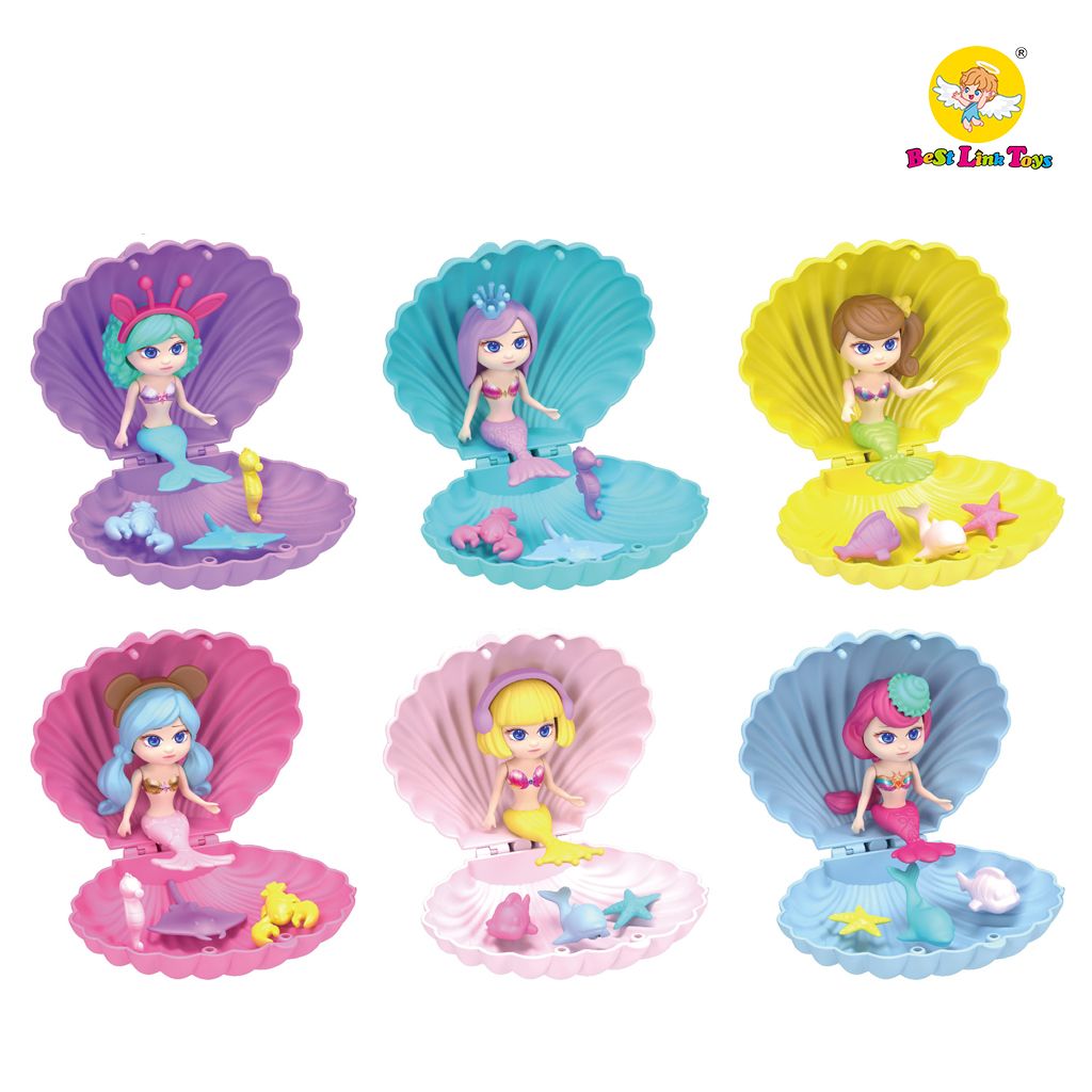 Seashell Surprise Pocket Doll Blind Box with Sea Pets