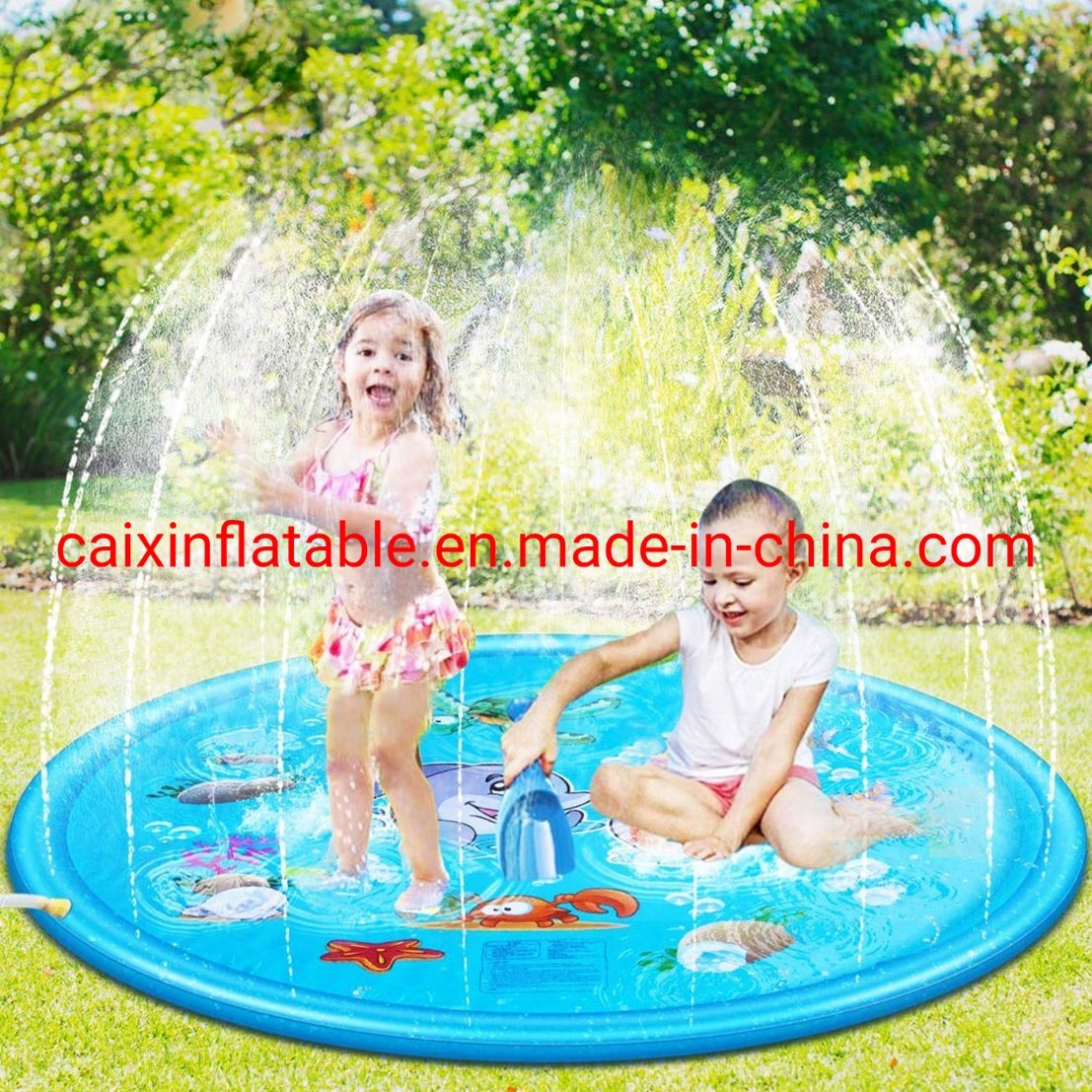 Kids Water Sprinkler Splash Pad Mat 170cm